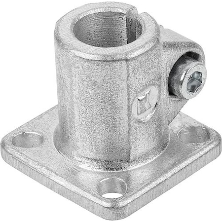 Kipp Tube clamps base aluminum K0477.516